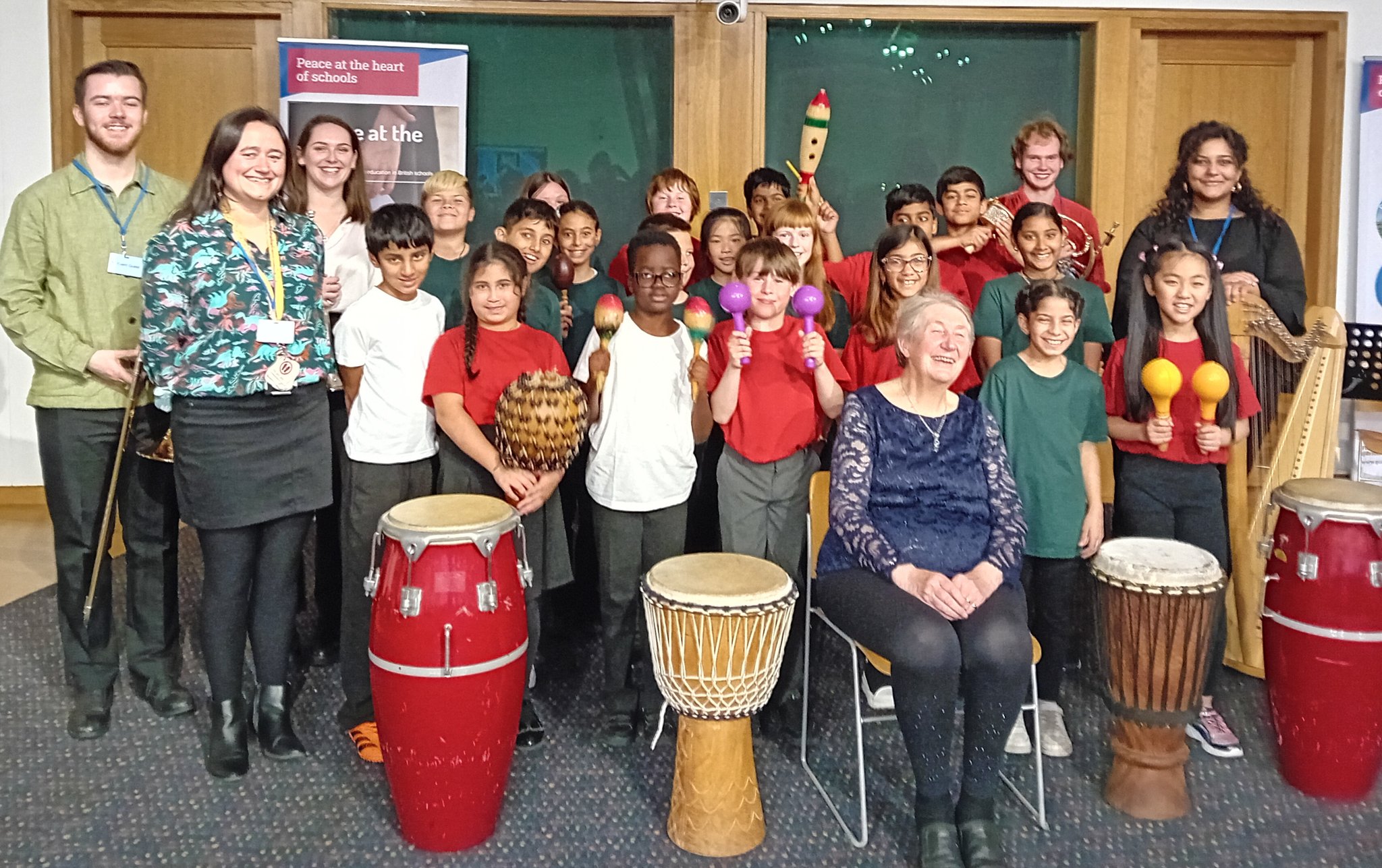 'Wangari's Trees of Peace' flourish at the Scottish Parliament